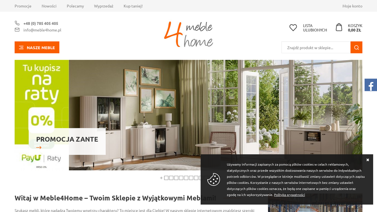 Zrzut strony Meble4Home
