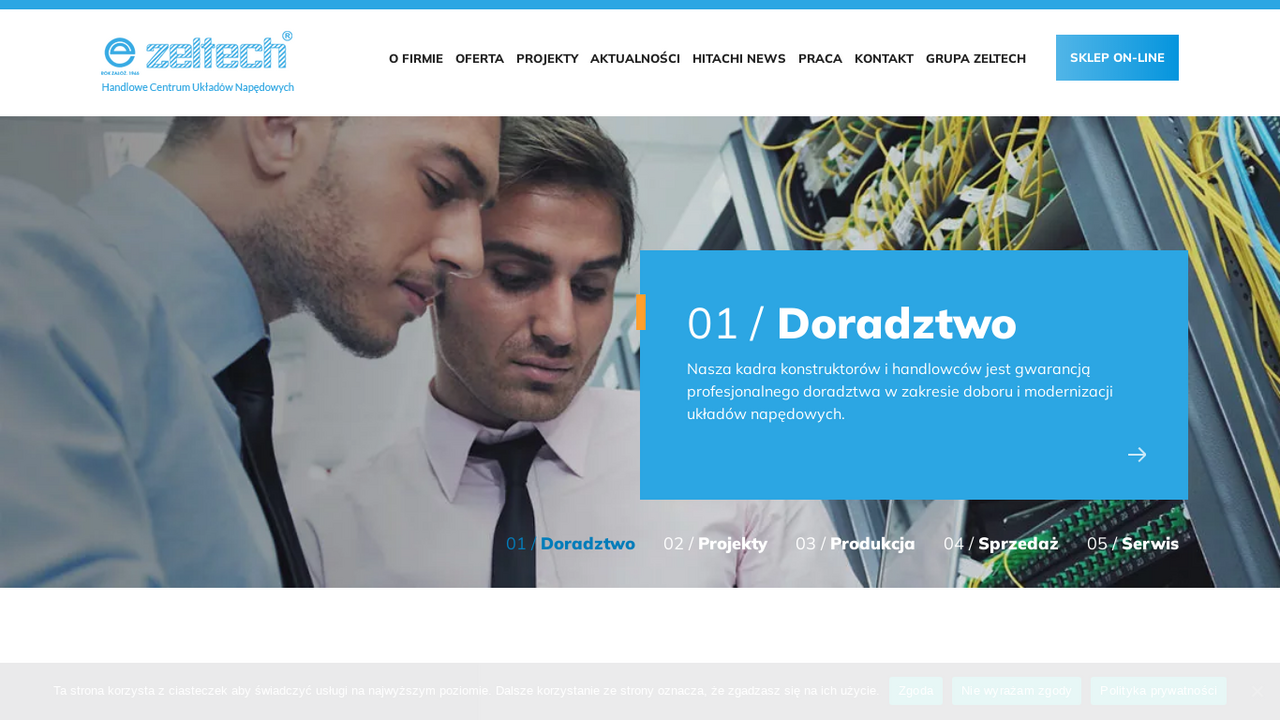 Zrzut strony ZELTECH - Elektryczne układy napędowe