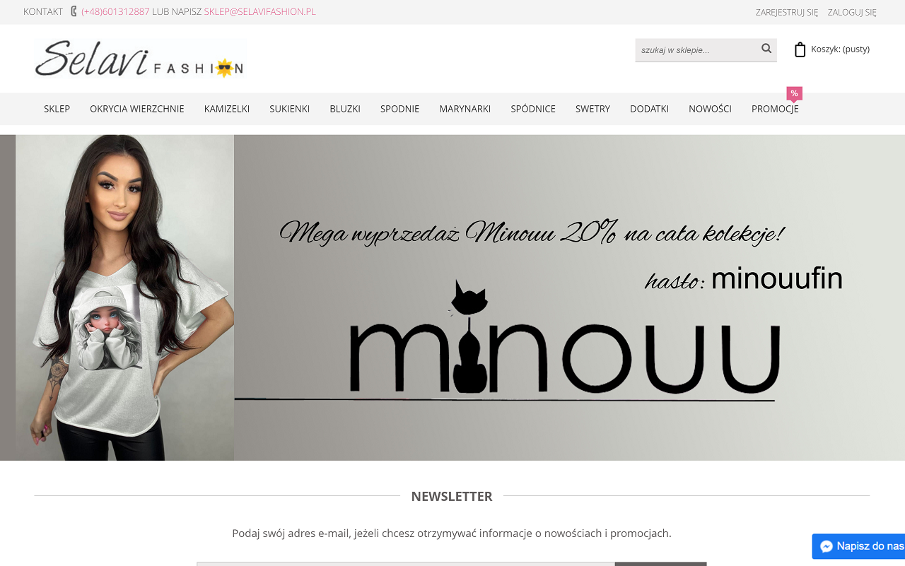 Zrzut strony Butik damski - Selavifashion